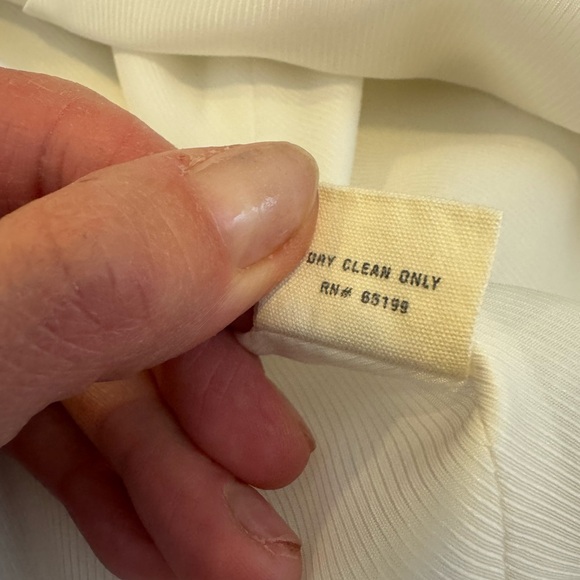 Elizabeth And James Cream Scrunch Sleeve Blazer Long Line 8 - Picture 9 of 12